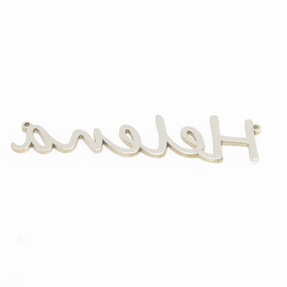 925 Sterling Silver "Helena" Personalized Centerpiece Pendant