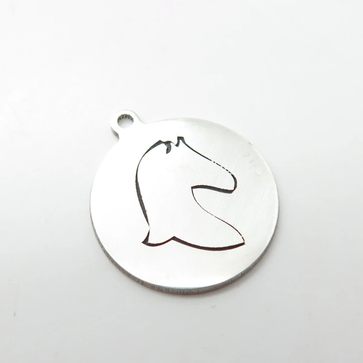 925 Sterling Silver USA Two In Town Horse Charm Pendant