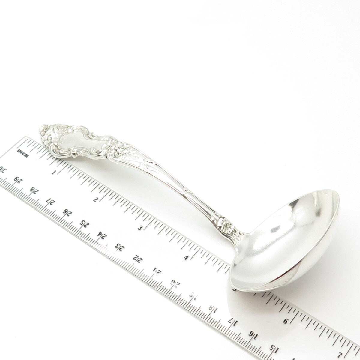 925 Sterling Silver Antique Art Deco Watson Meadow Rose - 1907 Ladle