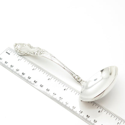 925 Sterling Silver Antique Art Deco Watson Meadow Rose - 1907 Ladle