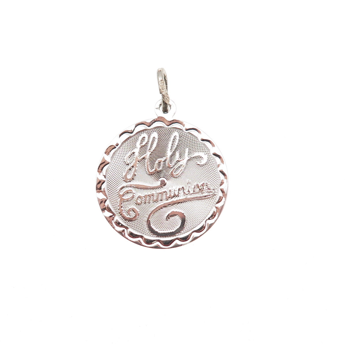 Spencer 925 Sterling Silver Vintage Holy Communion Charm Pendant