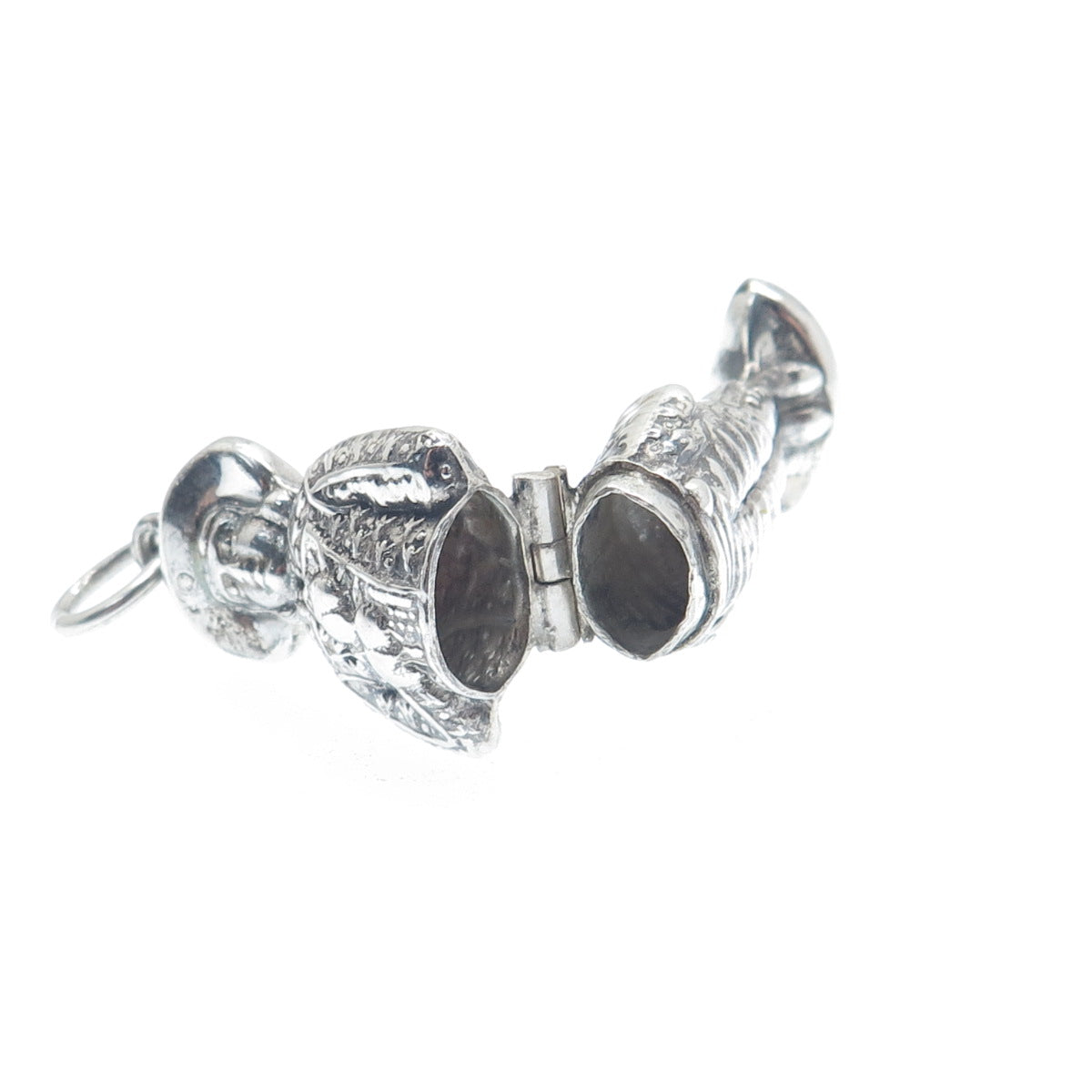 925 Sterling Silver Vintage REO Cavalier Needle Holder Pendant