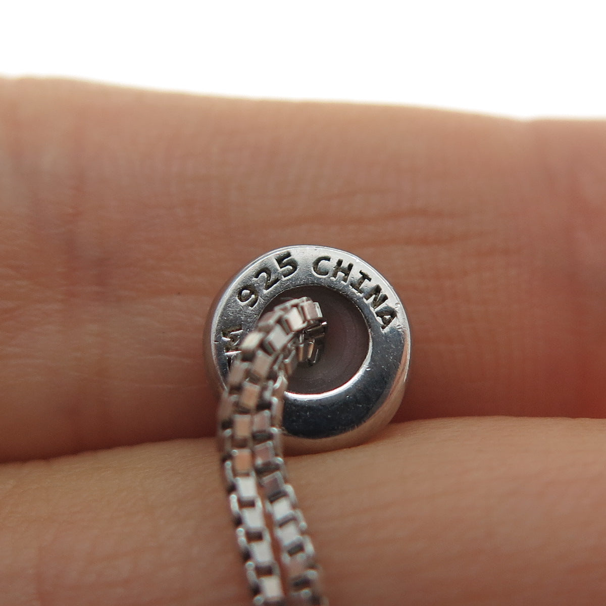 925 Sterling Silver Graduated Round-Cut C Z Adjustable Slide Bolo Bracelet 6-10"