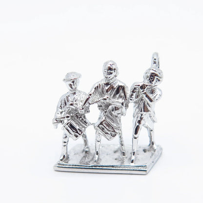 925 Sterling Silver Vintage Griffith & Sons Co Musicians Pendant