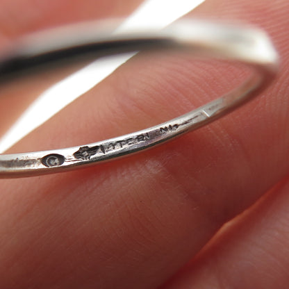 SUNWEST 925 Sterling Silver Vintage Butterfly Ring Size 9