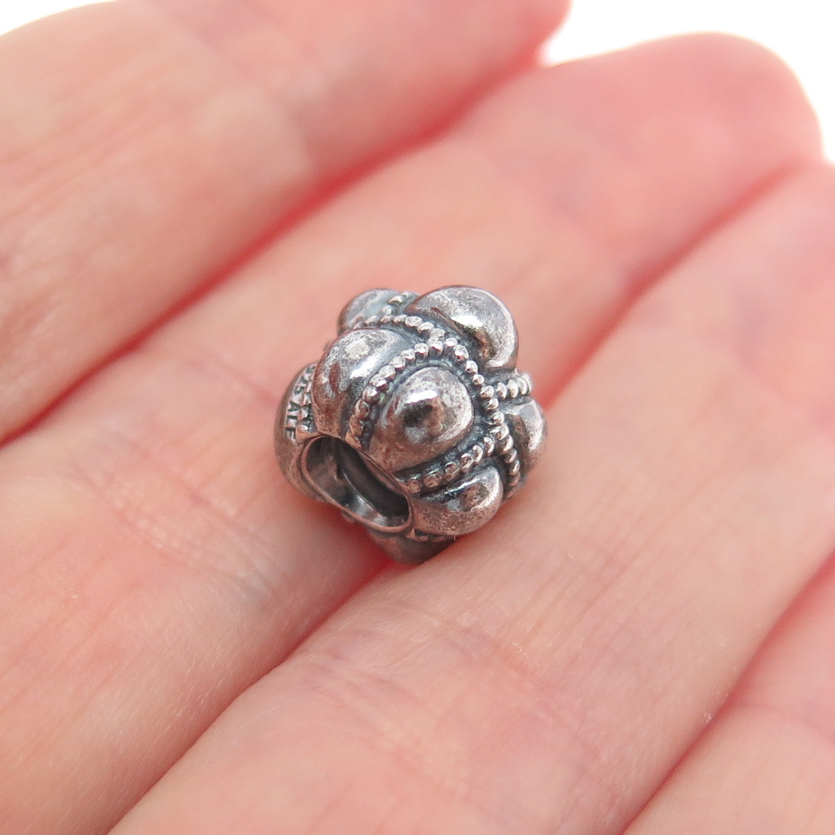 PANDORA 925 Sterling Silver Journey Dots Bead Charm