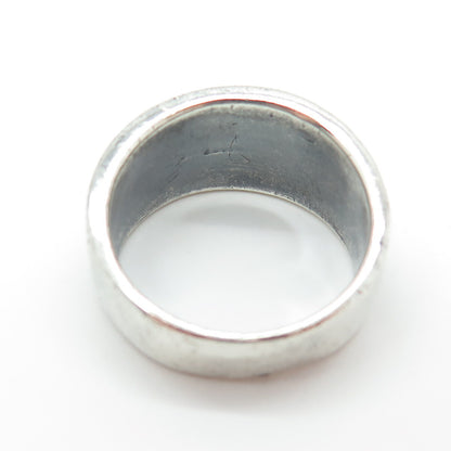 925 Sterling Silver Vintage Celtic Knot Oxidized Ring Size 10