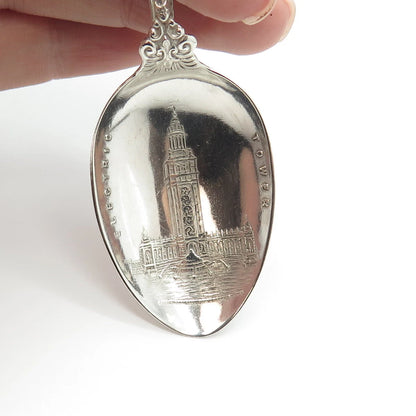 925 Sterling Silver Antique American Souvenir Co. Ornate Spoon