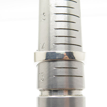 925 Sterling Silver Round & Tapered Baguette C Z Statement Ring Size 14.5