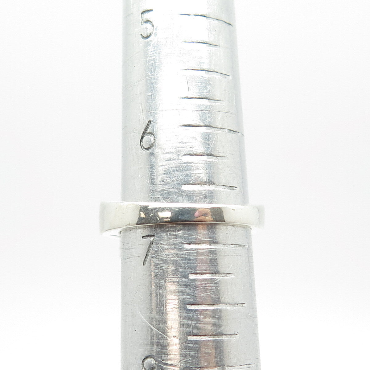 925 Sterling Silver Pave C Z Ring Size 6.75