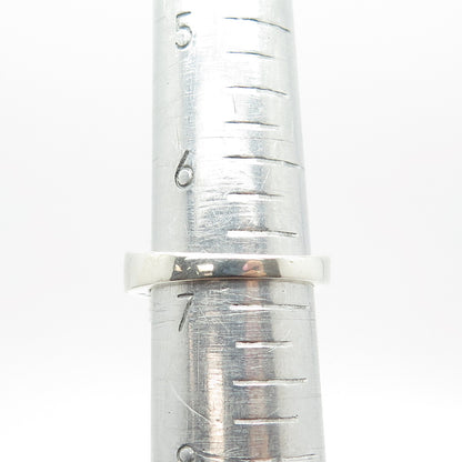 925 Sterling Silver Pave C Z Ring Size 6.75