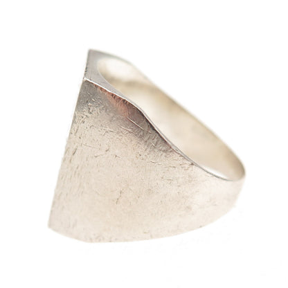 925 Sterling Silver Vintage Mexico Adam & Eve Garden of Eden Ring Size 10