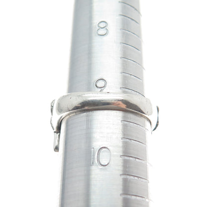 925 Sterling Silver Vintage Elephant's Head Statement Ring Size 9.25