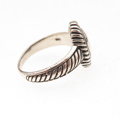 Brighton 925 Sterling Silver Vintage Oxidized Ring Size 7.75