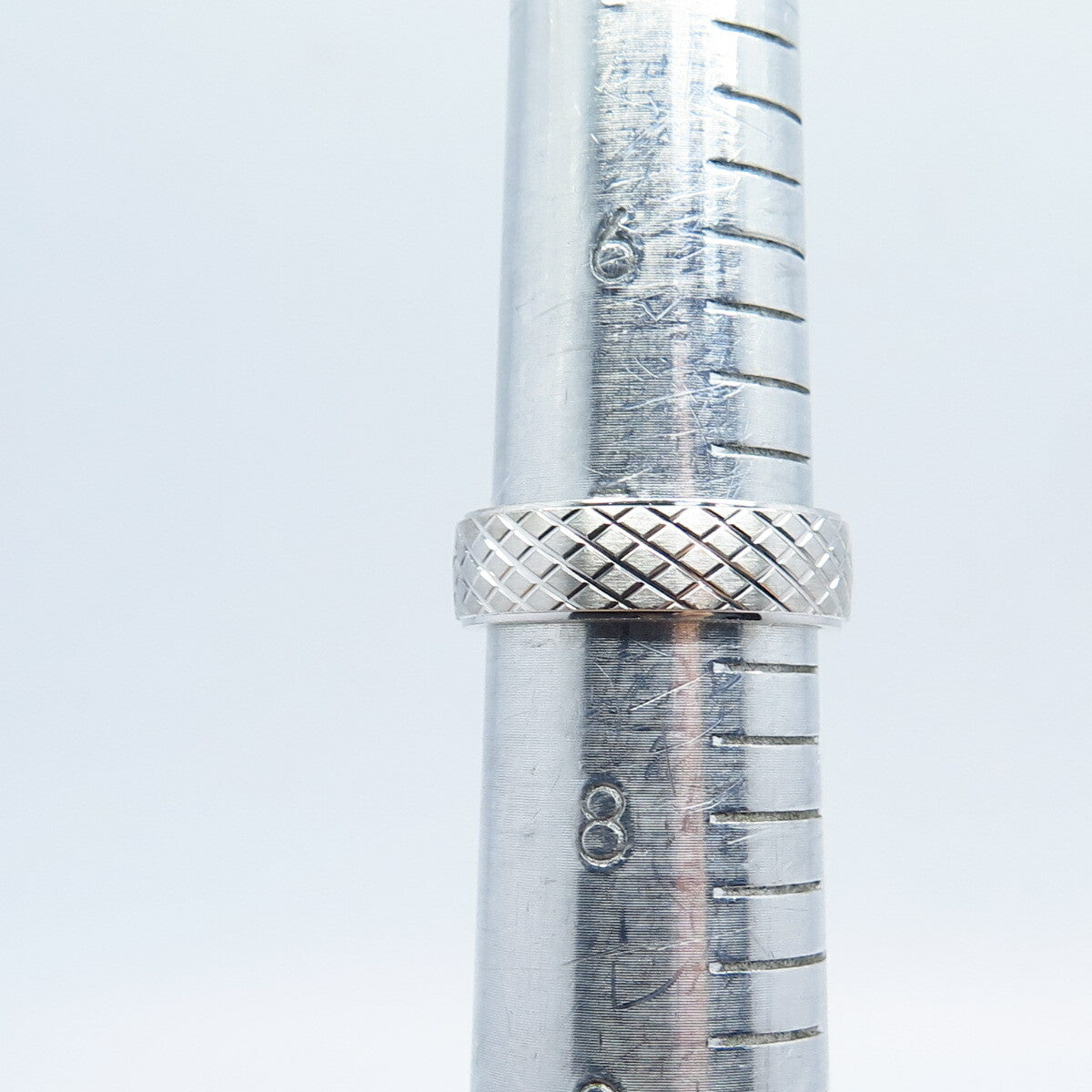 925 Sterling Silver Cage Band Ring Size 6.75