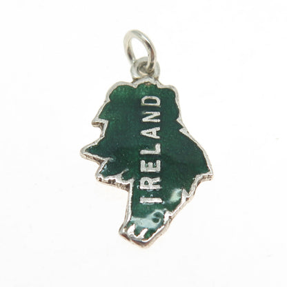 JEWELLERY & METAL MANUFACTURING CO 925 Sterling Silver Vintage "Ireland" Pendant