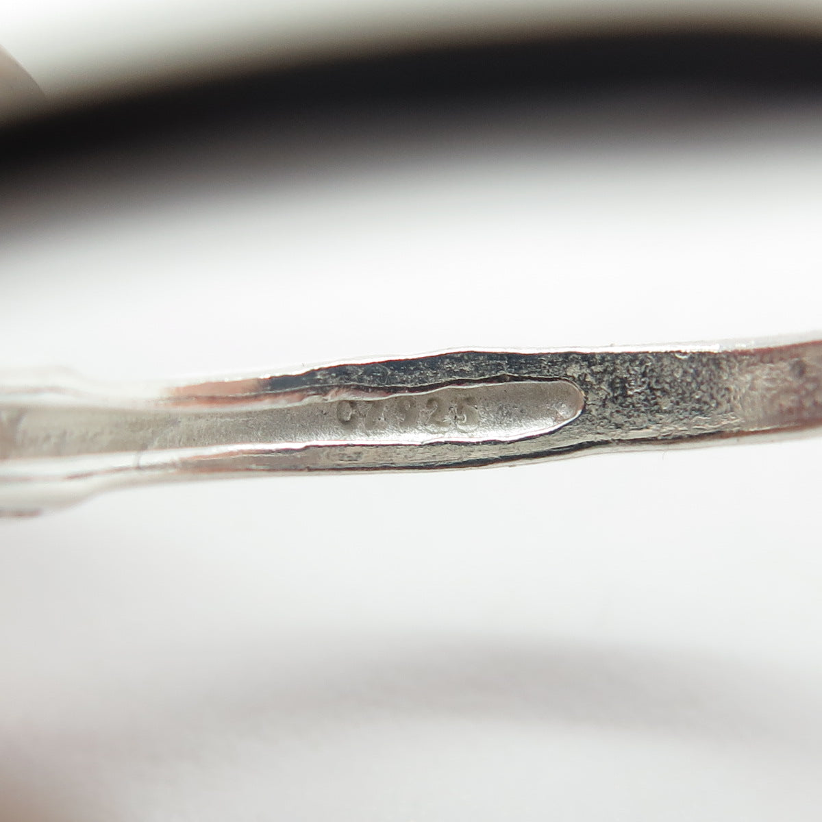 925 Sterling Silver Princess-Cut C Z Engagement Ring Size 11.25