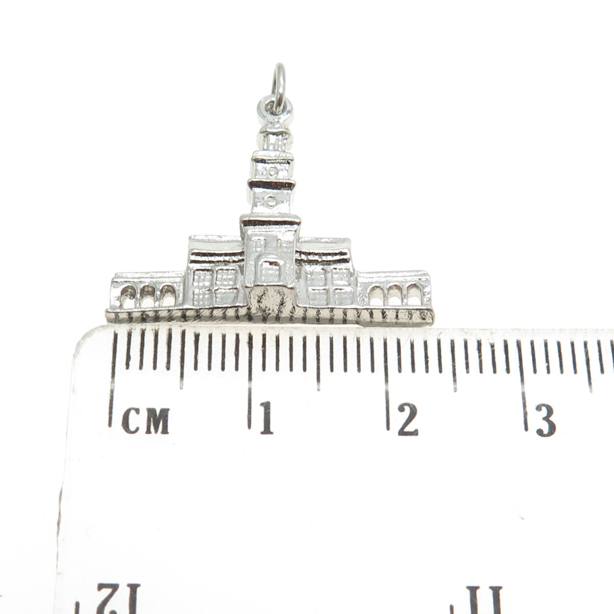 925 Sterling Silver Vintage Independence Hall Philadelphia, Pennsylvania Pendant