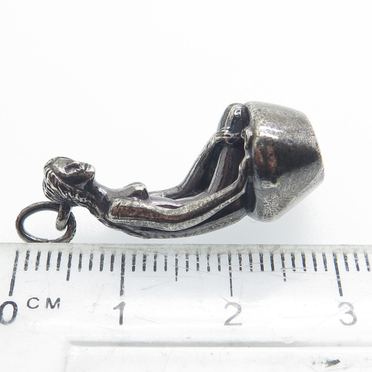 BERNARD HERTZ 925S Sterling Silver Vintage Denmark Mermaid 3D Charm Pendant