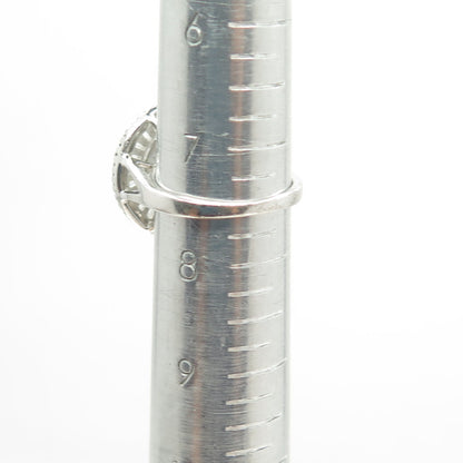 925 Sterling Silver Multi-C Z Ring Size 7.5