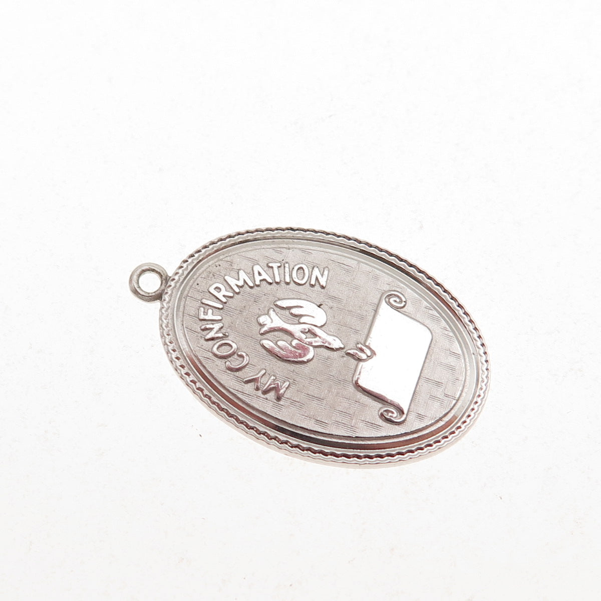 Griffith & Sons 925 Sterling Silver Vintage My Confirmation Charm Pendant