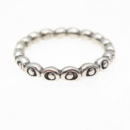 PANDORA 925 Sterling Silver Celebration Band Ring Size 7.5