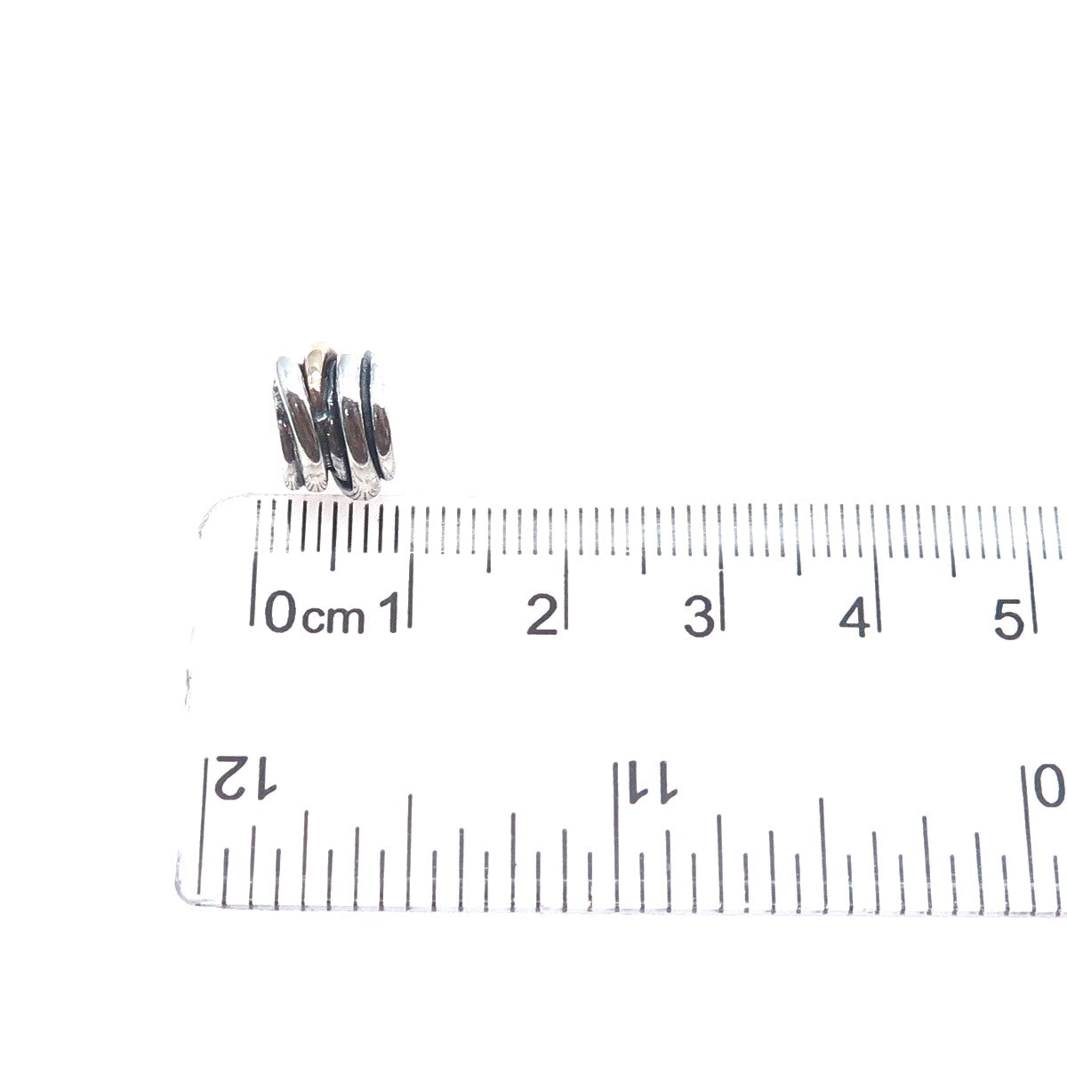 PANDORA 925 Sterling Silver & Gold Cluster Slide Bead Charm