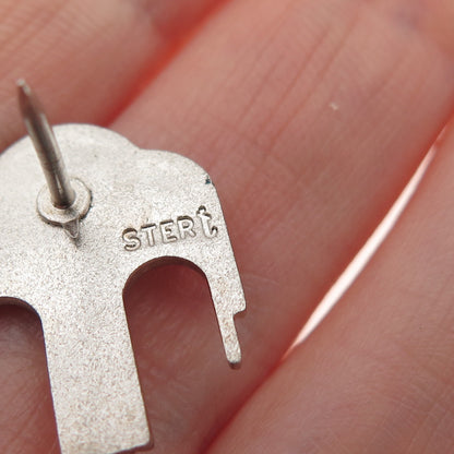 925 Sterling Silver Vintage Nu Skin Logo Fountain of Youth Tie Tack / Lapel Pin