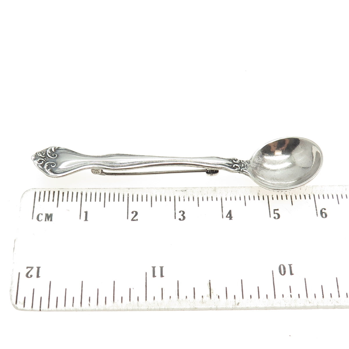 WESTMORLAND Sterling Silver Antique 1940 George & Martha Washington Spoon Brooch