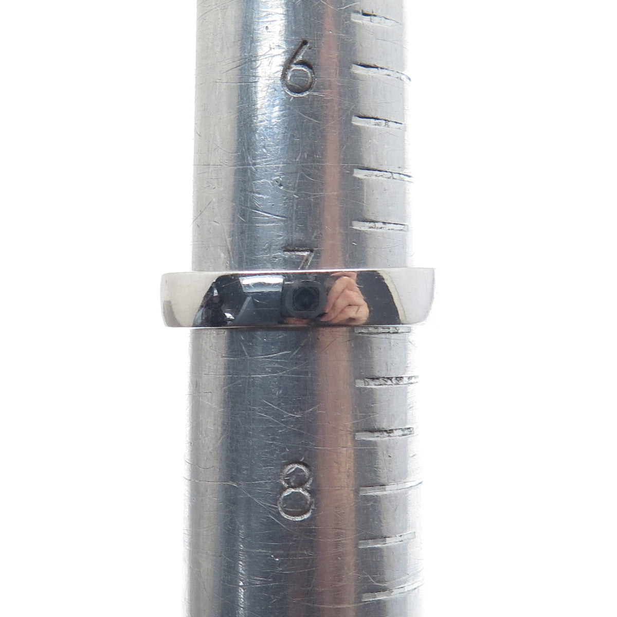 925 Sterling Silver Round-Cut C Z Half Eternity Band Ring Size 7.25