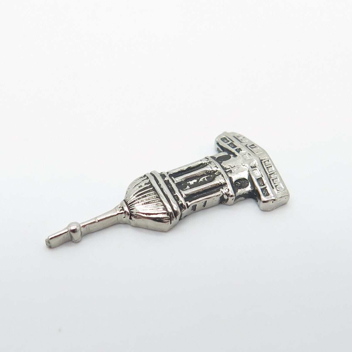 925 Sterling Silver Vintage Church Pendant