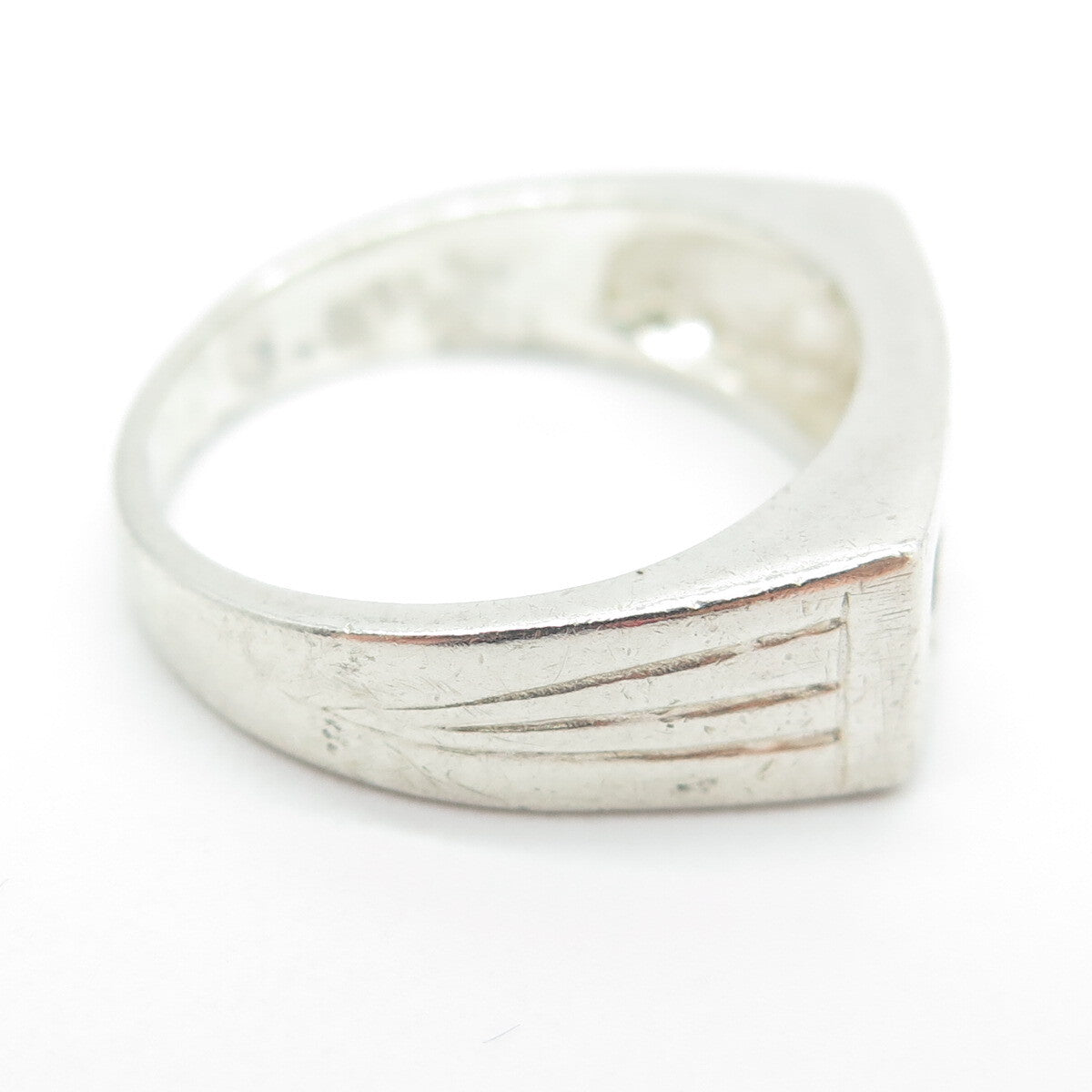 925 Sterling Silver Vintage "DAD" Ring Size 8.25