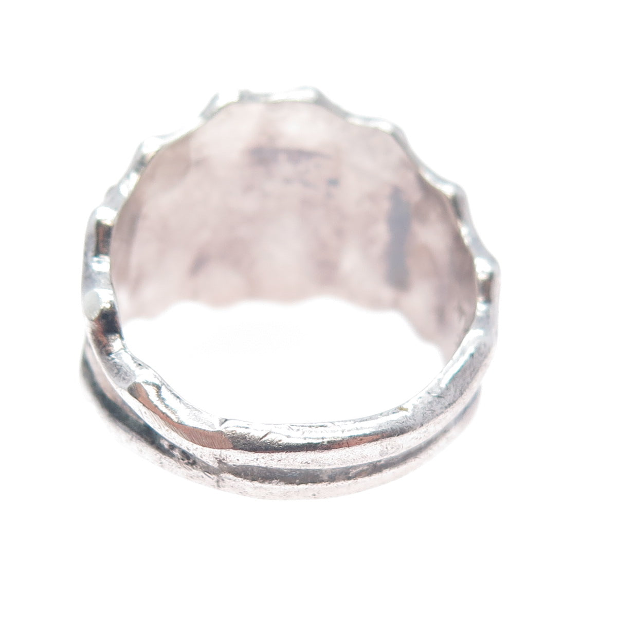 Jack Bly Kewa Old Pawn 925 Sterling Silver 2-Tone Vintage Eagle Ring Size 11.25