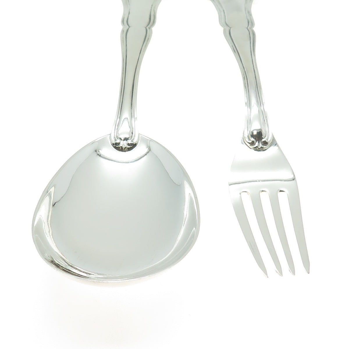 BUCCELLATI Sterling Vintage Italy Grande Imperiale SET of Serving Spoon & Fork
