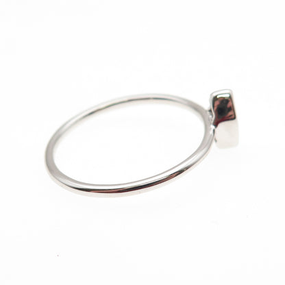 925 Sterling Silver Real Marquise-Cut Blue Topaz Ring Size 10.25