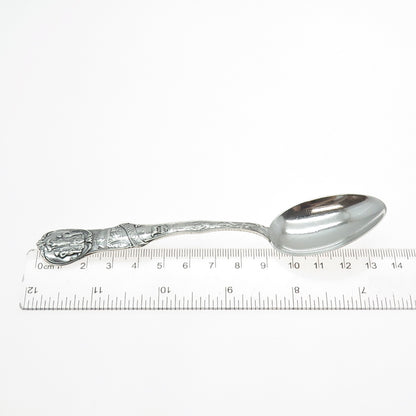 WATSON 925 Sterling Silver Antique Art Deco Wyoming States & Cities Coffee Spoon