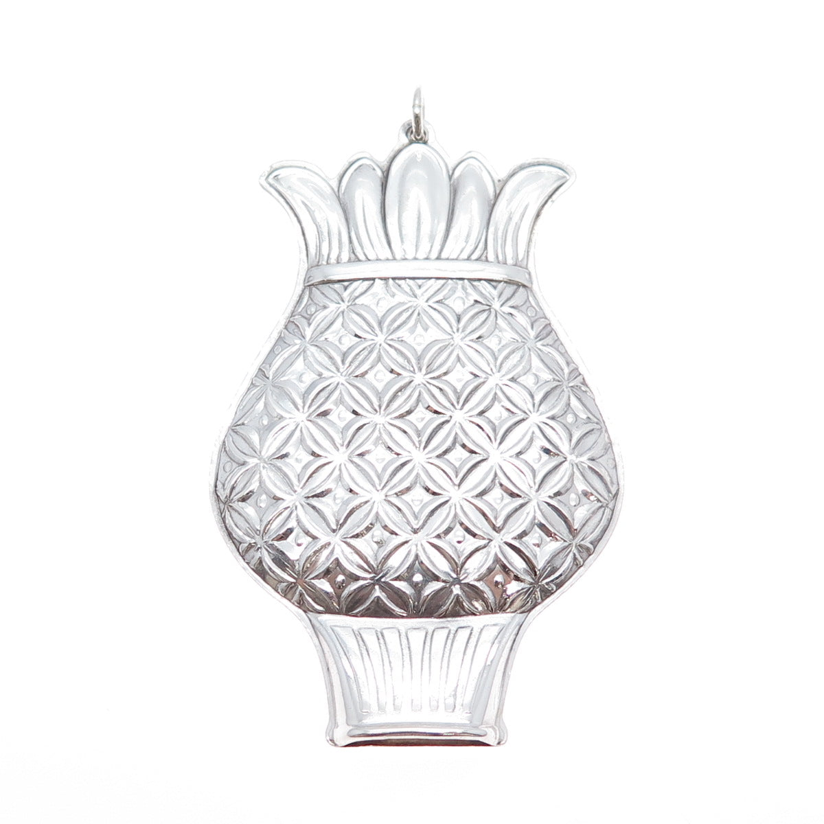 TOWLE 925 Sterling Silver Vintage 1970 Pineapple Whistle Ornament #112