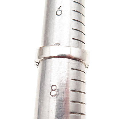 Carolyn Pollack 925 Sterling Silver Vintage Real Turquoise Ring Size 7.25