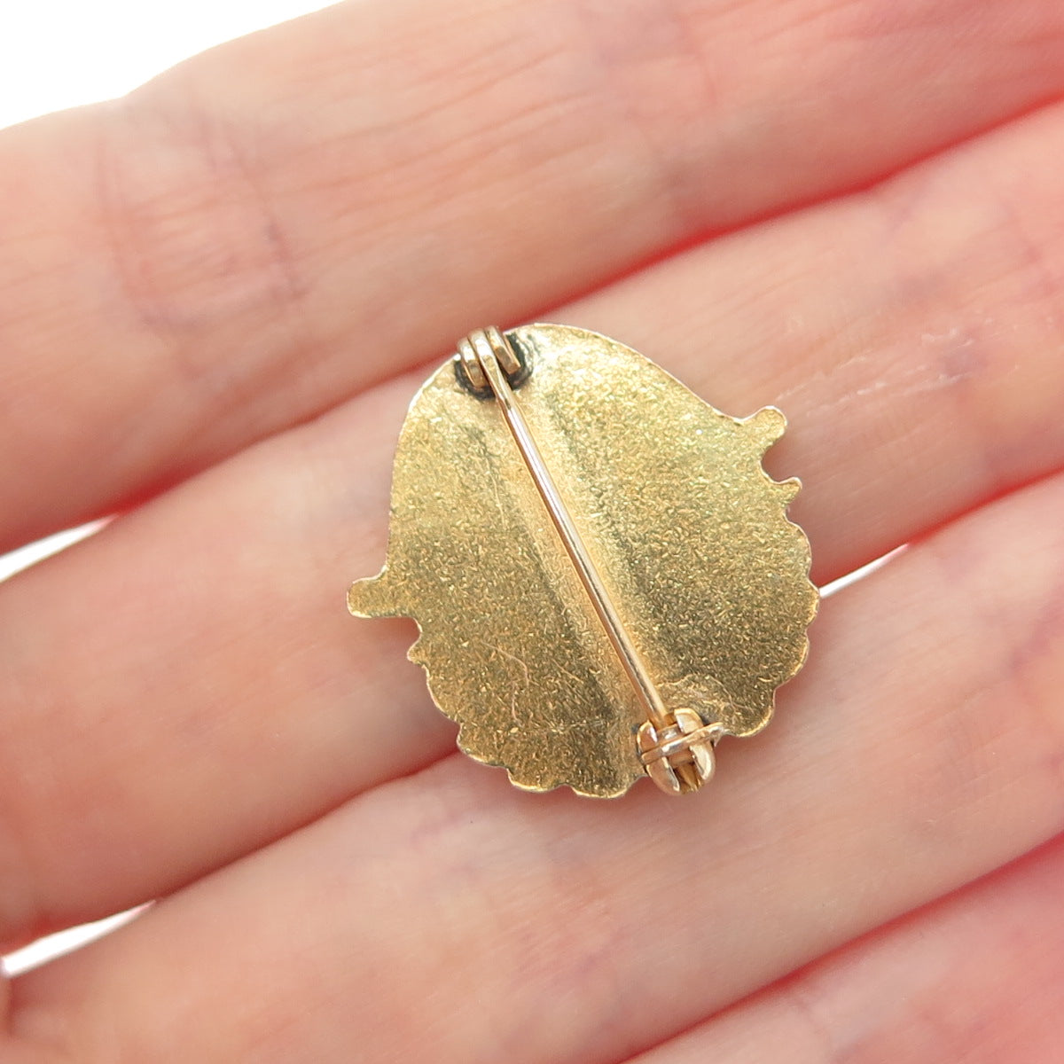 Gold Filled Vintage Enamel Skytop Lanes 250 Bowling Club Pin Brooch