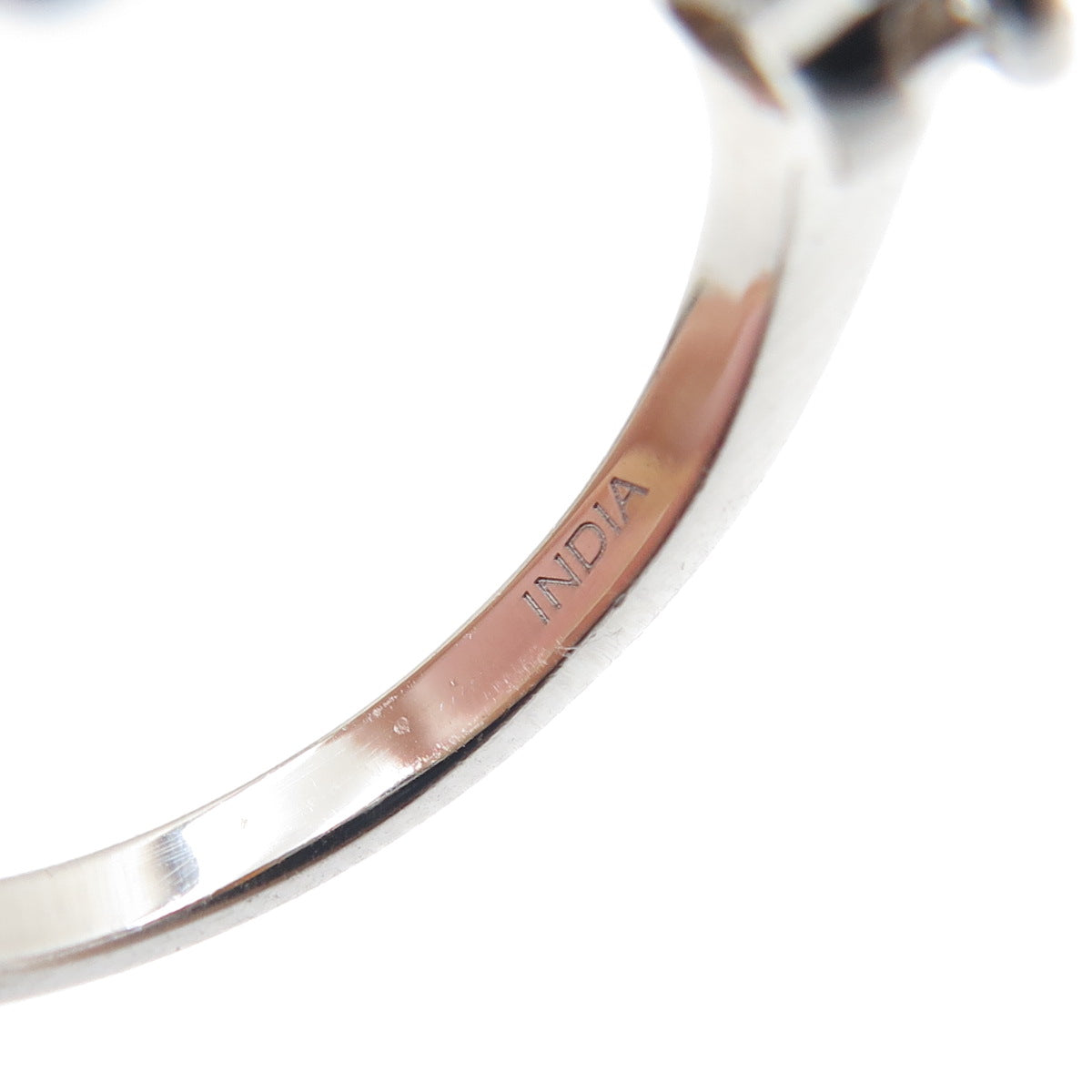 925 Sterling Silver Real Oval-Cut Opal & White Topaz Floral Ring Size 7