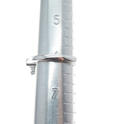 DSMK 925 Sterling Cushion & Tapered Baguette-Cut C Z Engagement Ring Size 6.25