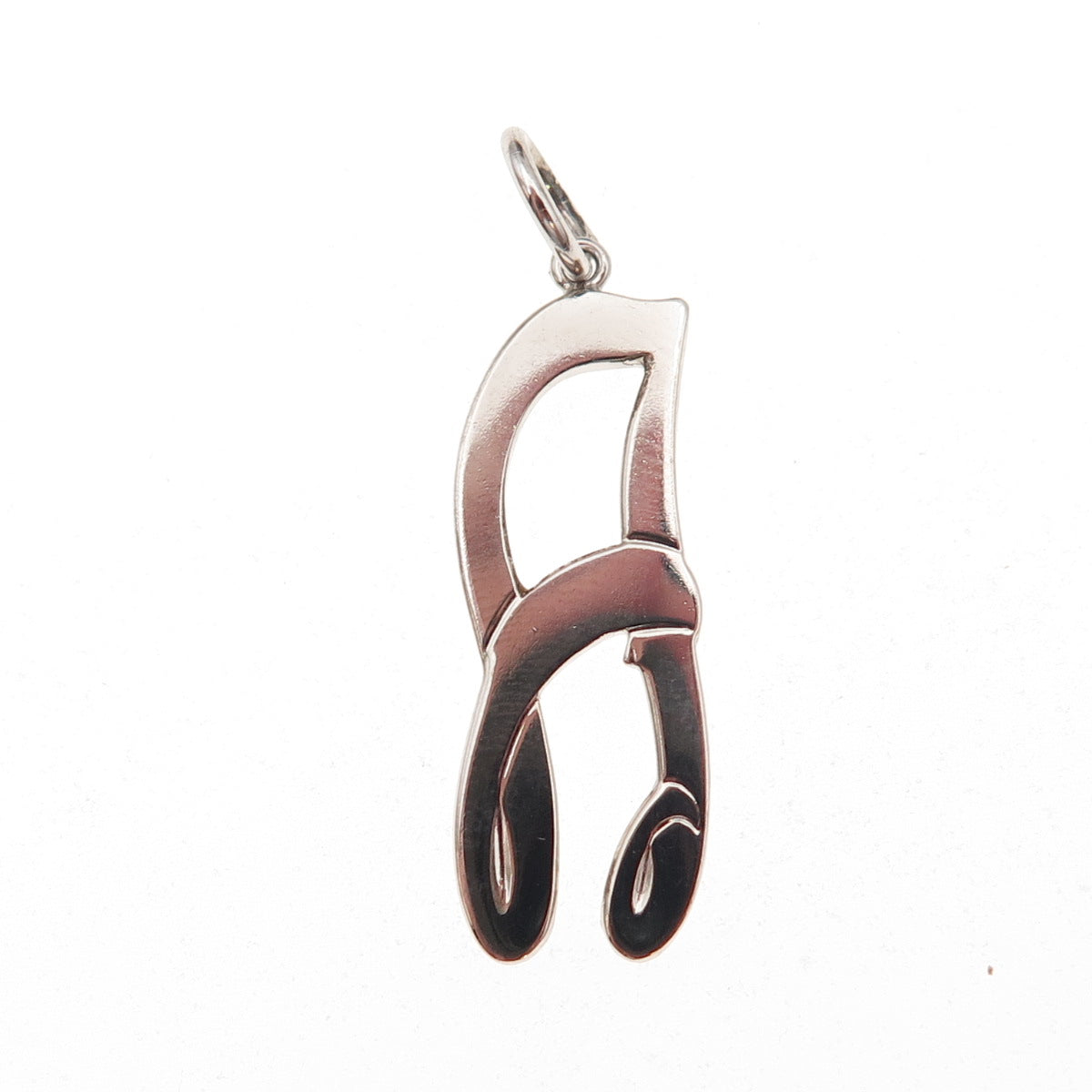 Anson 925 Sterling Silver Vintage Letter A Initial Charm Pendant