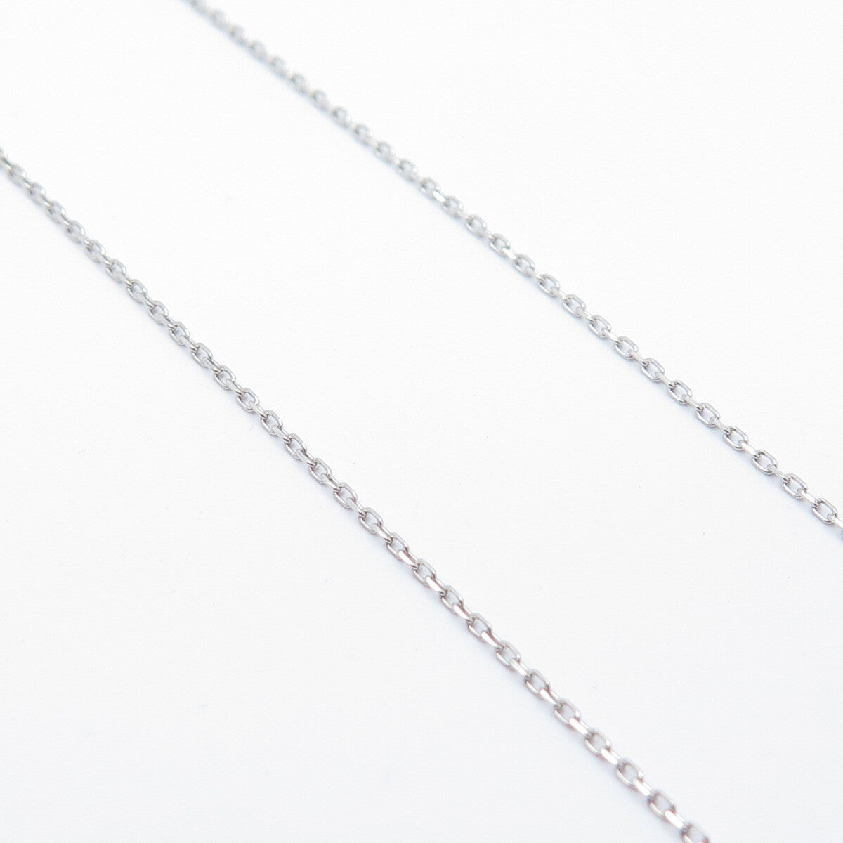 925 Sterling Silver C Z Hamsa Rolo Adjustable Chain Necklace 16-18"