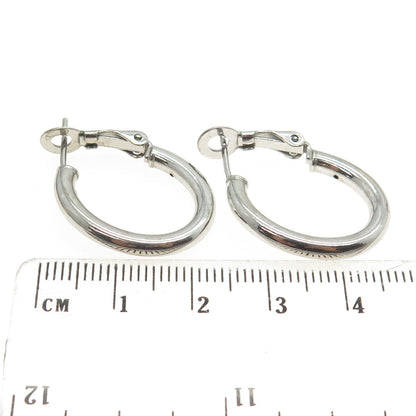 925 Sterling Silver Hoop Earrings