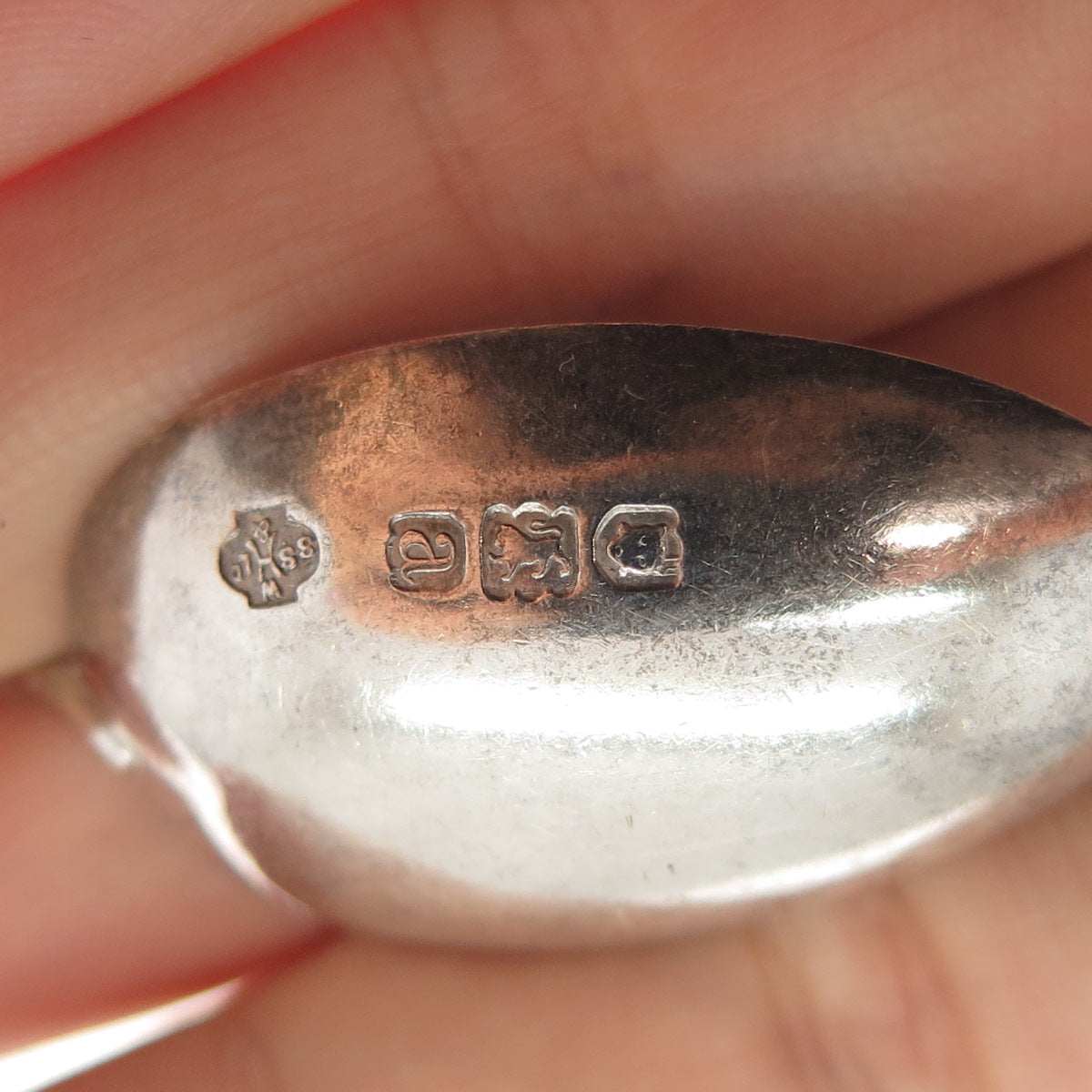 WILLIAM HUTTON & SONS Sterling Silver Antique 1896 London Apostle Coffee Spoon