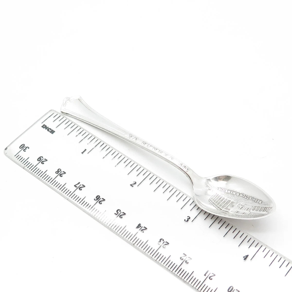 WALLACE SILVER Sterling Silver Antique Art Deco 1915 Mt Vernon Coffee Spoon