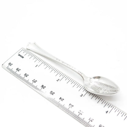 WALLACE SILVER Sterling Silver Antique Art Deco 1915 Mt Vernon Coffee Spoon