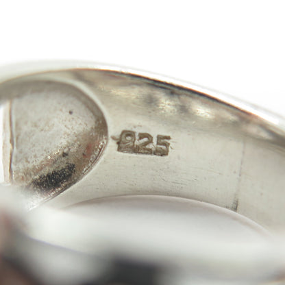 925 Sterling Silver Vintage Celtic Knot Ring Size 6