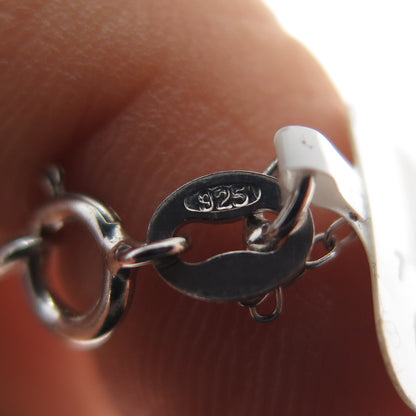 DASAN Sterling Silver Real Multi-Color Diamond Turtle Cable Chain Necklace 18"