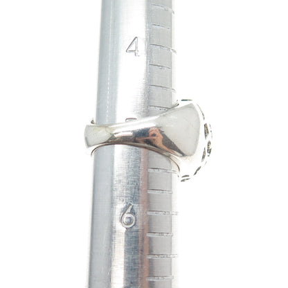 925 Sterling Silver Real Oval-Cut Druzy & Round-Cut Citrine Ring Size 5.25